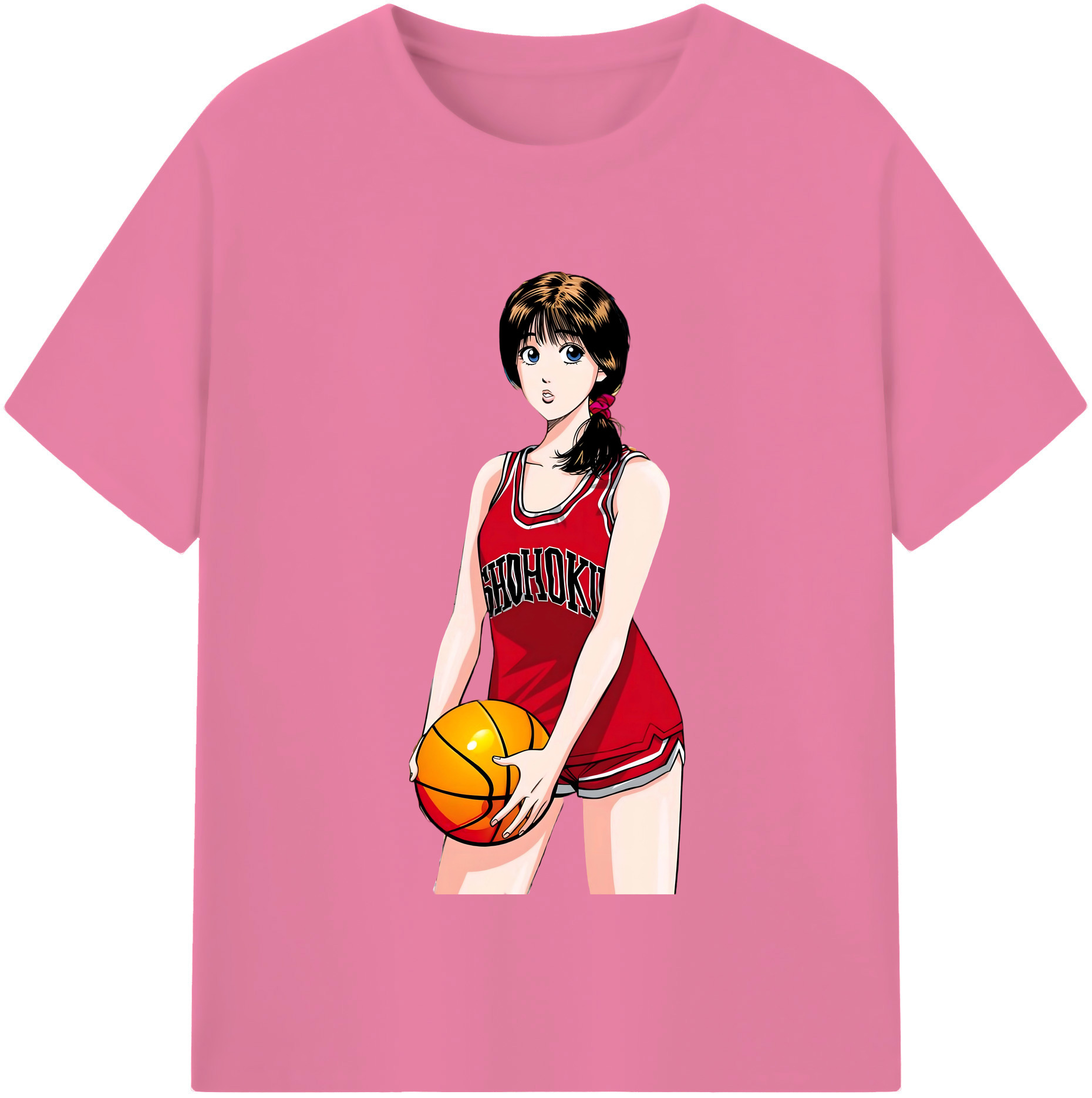 SLAM DUNK／スラムダンク 綿100％半袖Tシャツ（フロントプリント）